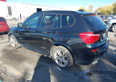 2012 BMW X3 xDrive35I z USA, uszkodzony, nr VIN 5UXWX7C5XCL975726